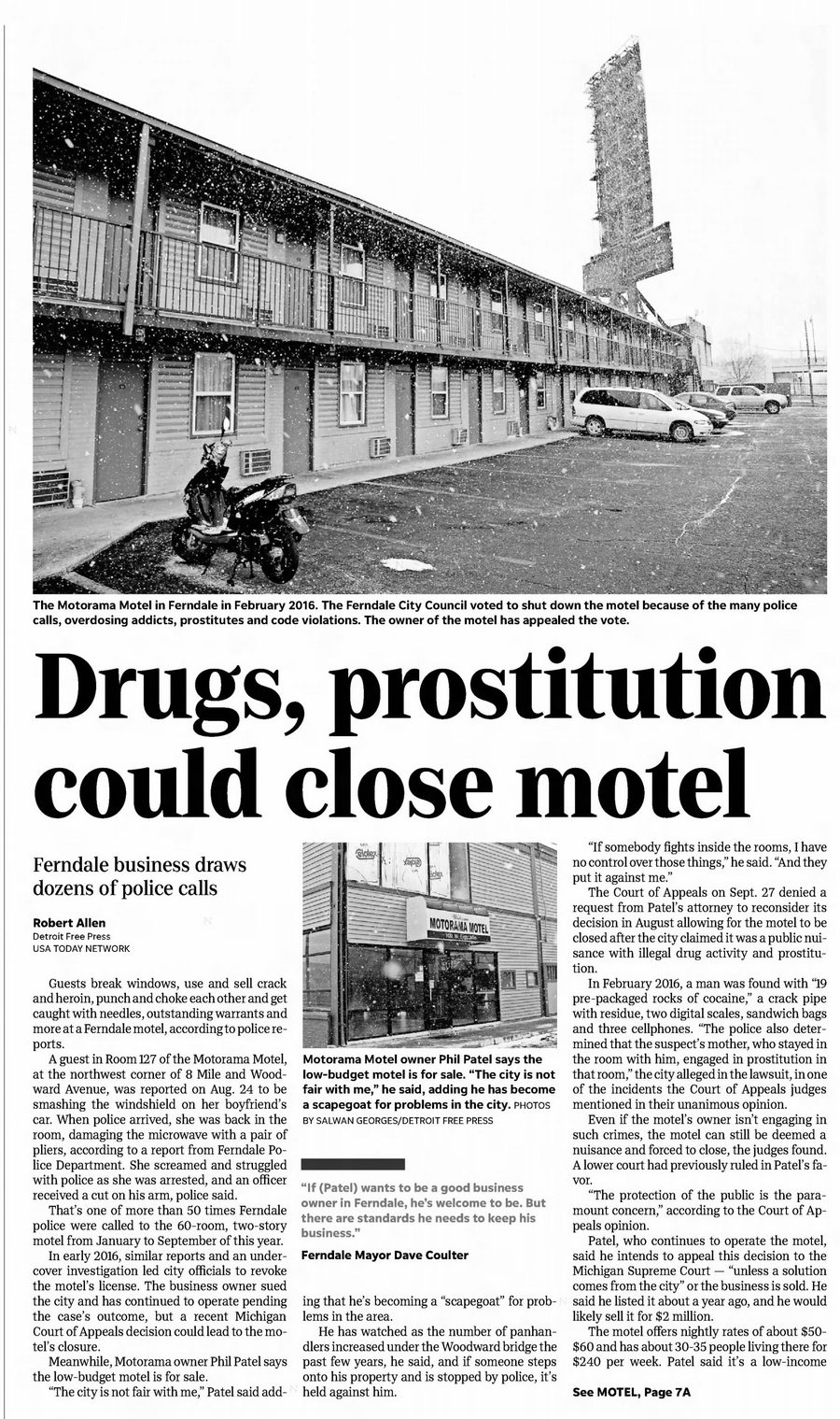 Motorama Motel - Oct 12 2018 Article